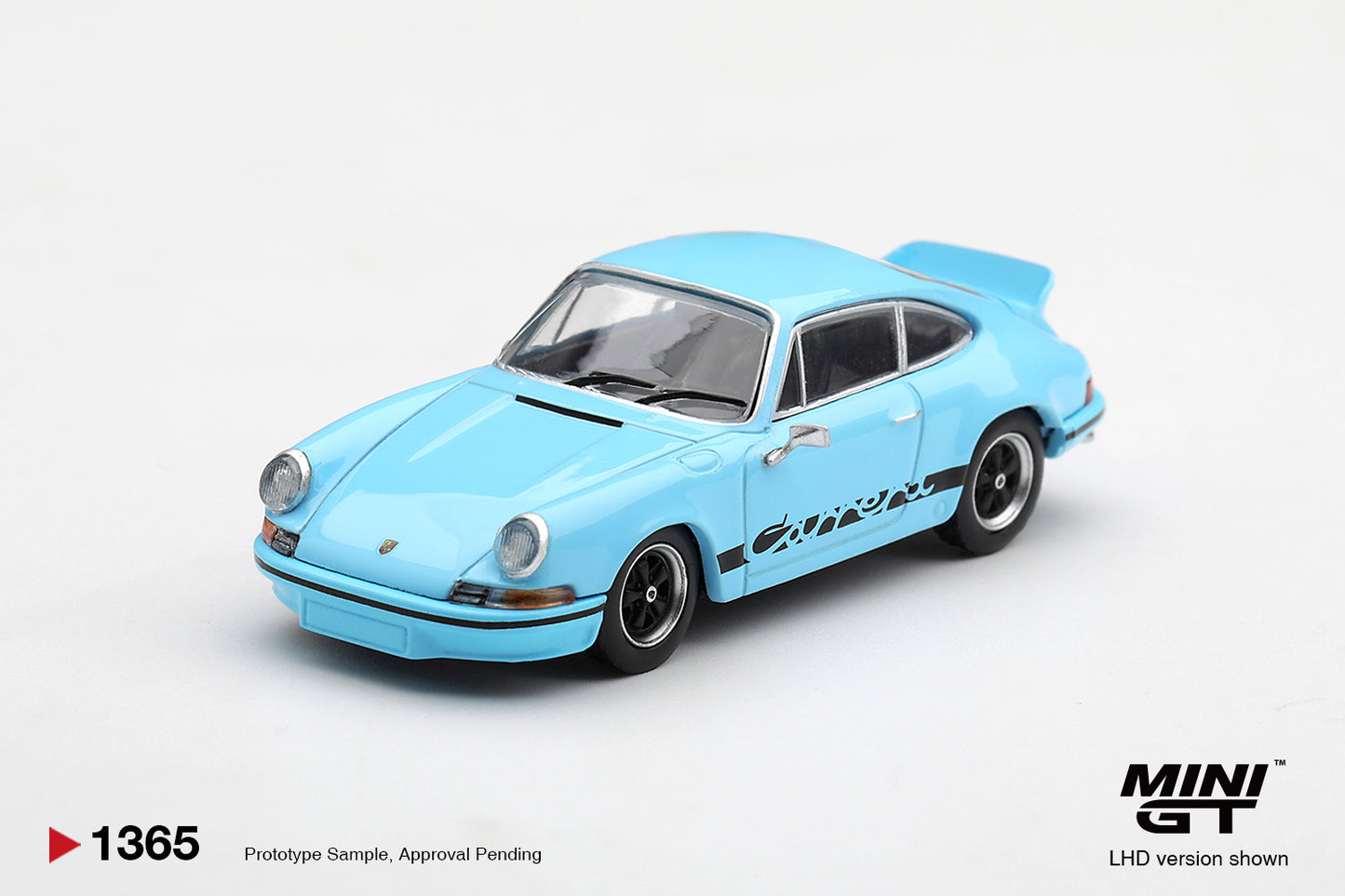 **PRE ORDER** Mini GT Porsche 911 Carrera RS 2.7 Gulf Blue with Black Livery - MGT01365
