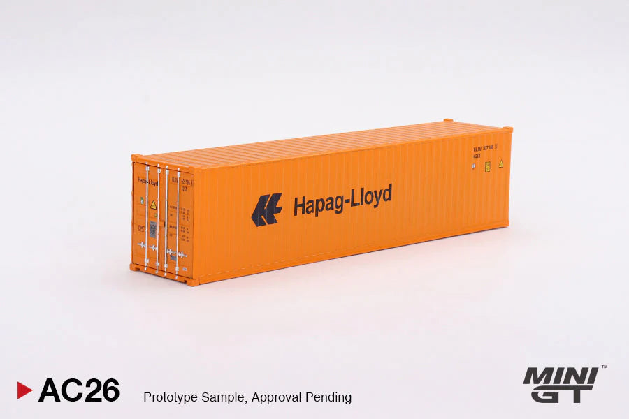 Mini GT 40' Container Hapag-Lloyd MGTAC26