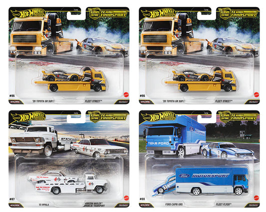 **PRE ORDER** Hot Wheels Premium Team Transport 2025 Mix J - Box Of 4