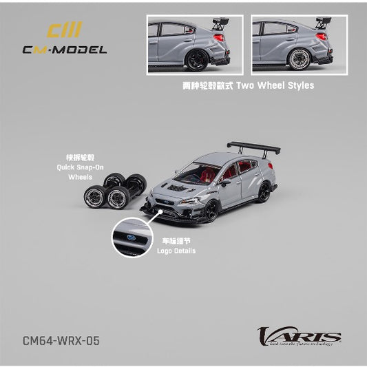 **PRE ORDER** CM Model Subaru WRX Varis Widebody 2.0 Grey