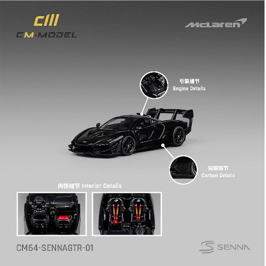 **PRE ORDER** CM Model McLaren Senna GTR Black