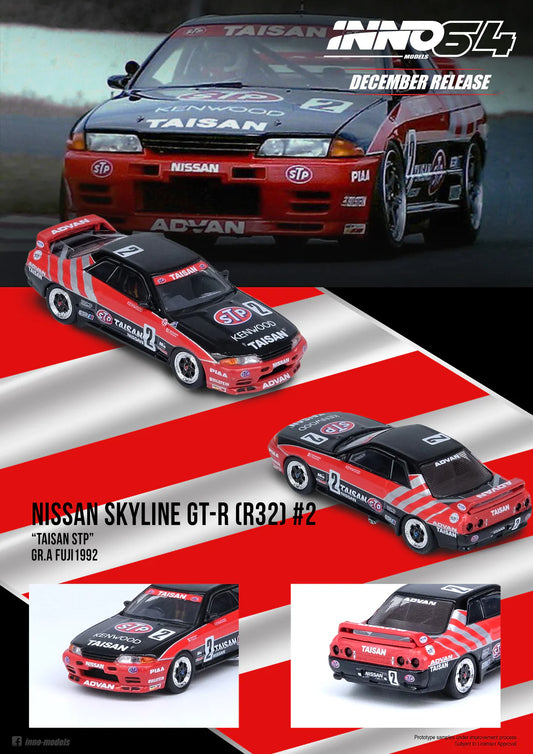 INNO64 NISSAN SKYLINE GTR R32 #2 "TEAM TAISAN" JTCC 1992
