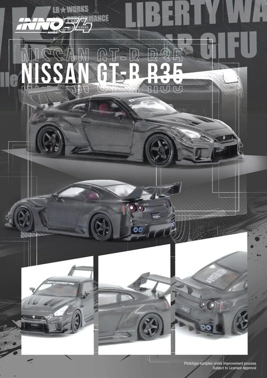 INNO64 LBWK NISSAN GT-R (R35) LBWK SUPER SILHOUETTE 35GT-RR Full Carbon