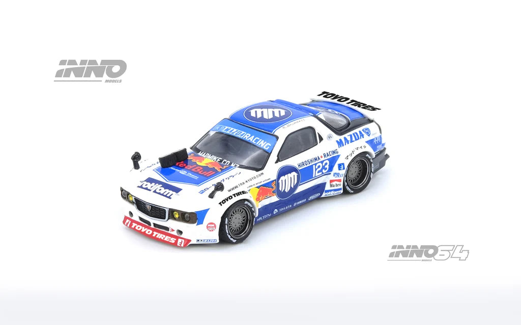 INNO64 Mad Mike Mazda RX-7 FD3S Pandem Rocket Bunny "MADBUL" MADLAB Collection