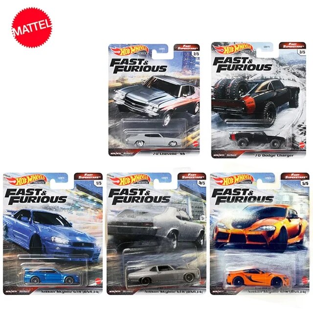 Hot Wheels Premium Fast & Furious Fast Superstars Set Of 5 – Redline ...