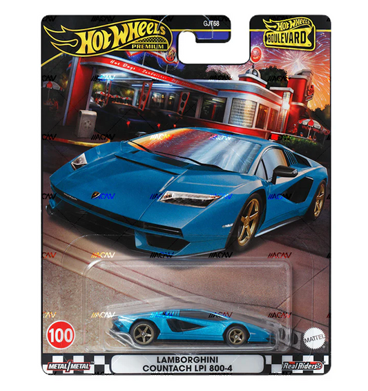 Hot Wheels Premium Boulevard Lamborghini Contach LPI 800-4 #100