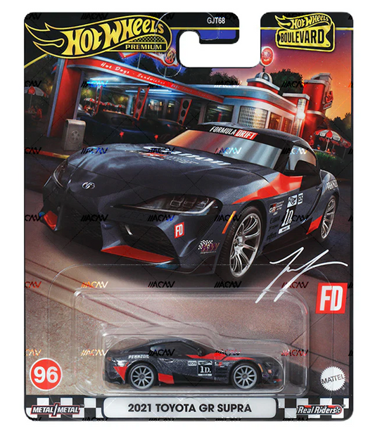 Hot Wheels Premium Boulevard 2021 Toyota GR Supra #96