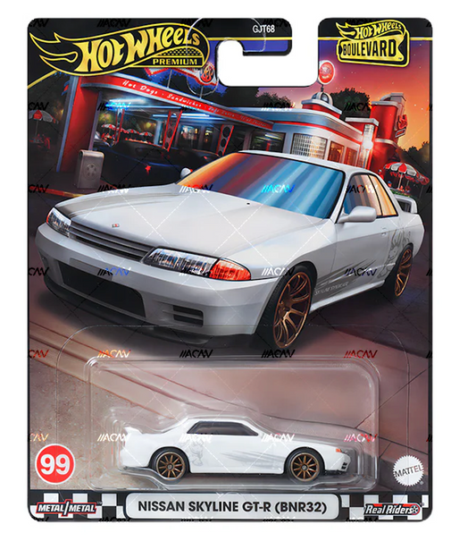 Hot Wheels Premium Boulevard Nissan Skyline R32 GTR #99