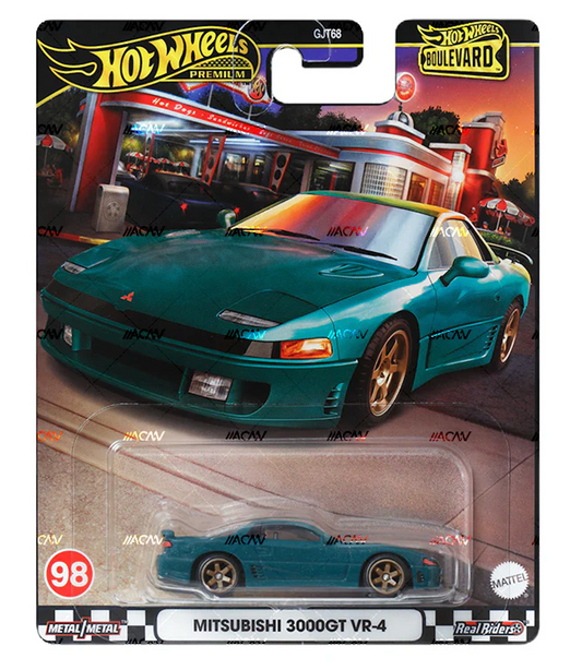 Hot Wheels Premium Boulevard Mitsubishi 3000GT VR-4 #98