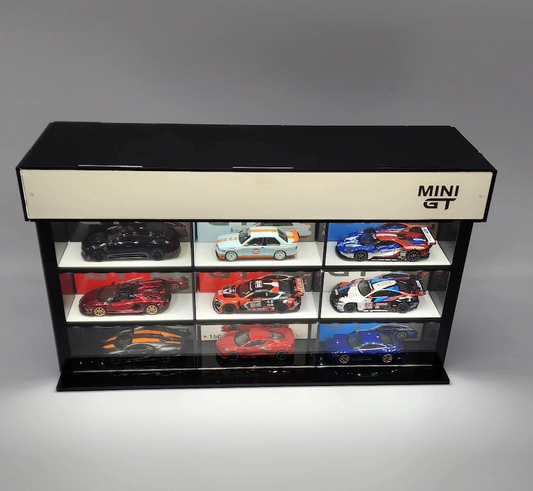 **PRE ORDER** Mini GT Display Case - 9 Car