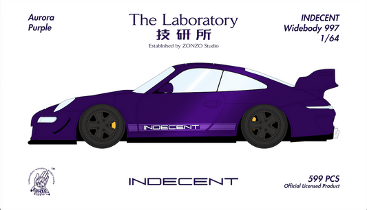 **PRE ORDER** The Laboratory By Zonzo Studio Porsche Indecent 997 - Aurora Purple