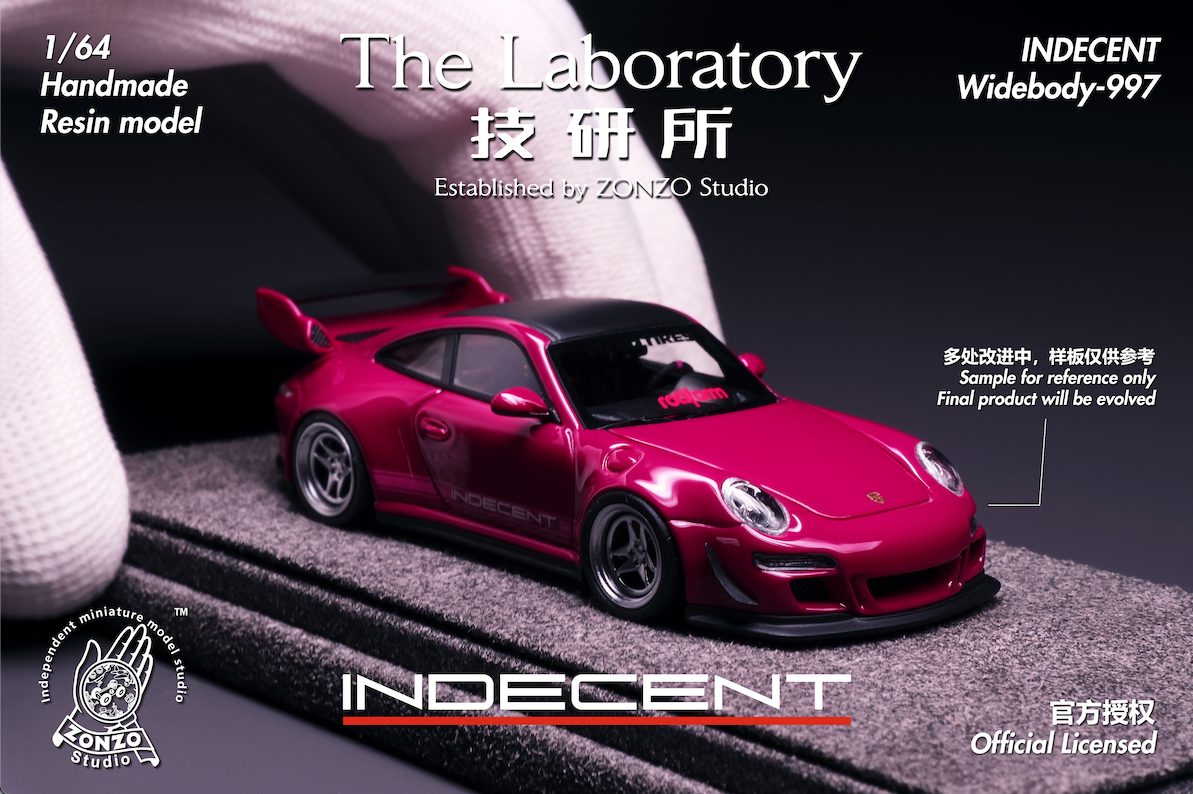 **PRE ORDER** The Laboratory By Zonzo Studio Porsche Indecent 997 - Ruby Star