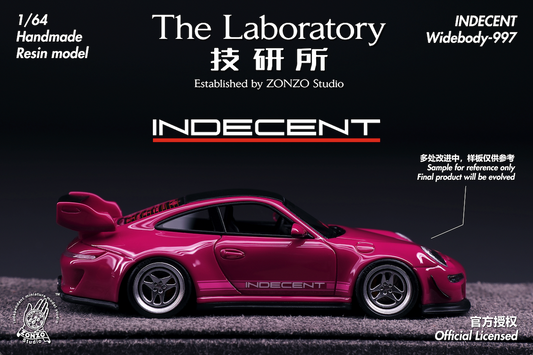 **PRE ORDER** The Laboratory By Zonzo Studio Porsche Indecent 997 - Ruby Star