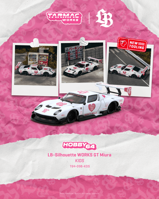 **PRE ORDER** Tarmac Works Hobby 64 LB-Silhouette WORKS GT Miura KIDS