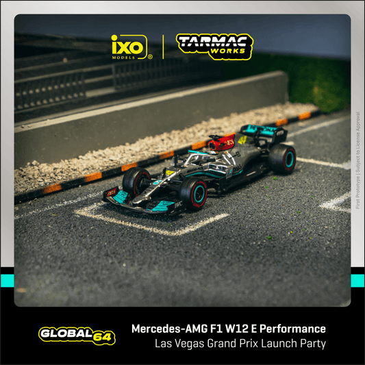 **PRE ORDER** Tarmac Works Mercedes-AMG F1 W12 E Performance Las Vegas Grand Prix Launch Party