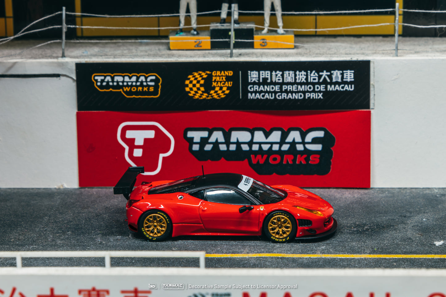 **PRE ORDER** Tarmac Works Ferrari 458 Italia GT3 - Red