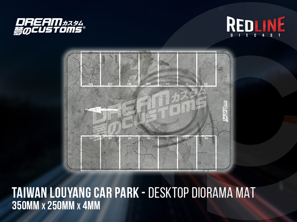 Dream Customs Small Diorama Mat - Taiwan Louyang Car Park