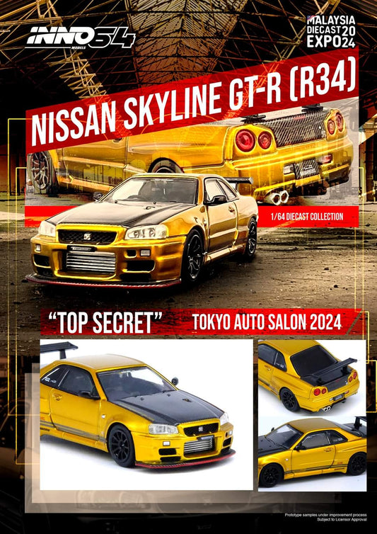 INNO64 Nissan Skyline GT-R R34 Top Secret Malaysia Diecast Expo 2024