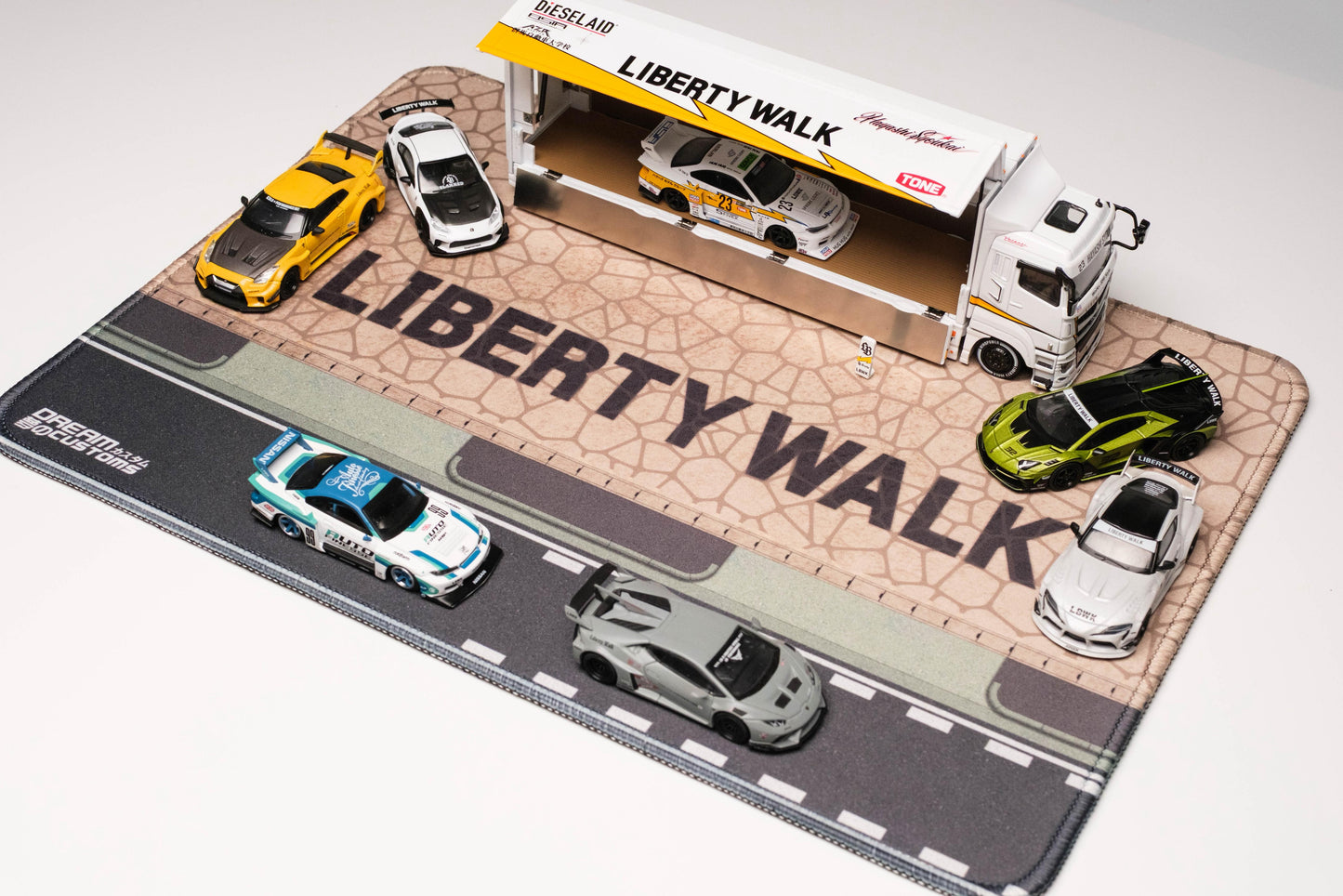 **PRE ORDER** Dream Customs x Liberty Walk HQ Desktop Diorama Mat