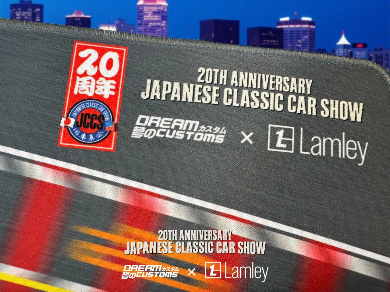 **PRE ORDER** Dream Customs x Lamley Group x JCCS Wangan Long Beach Desktop Diorama Mat