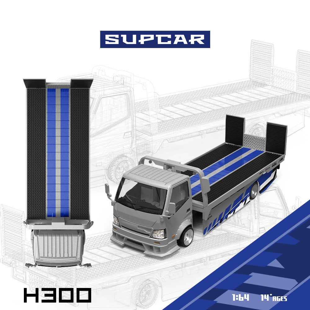 **PRE ORDER** SupCar H300 Flatbed Transport Trailer Truck SC647238