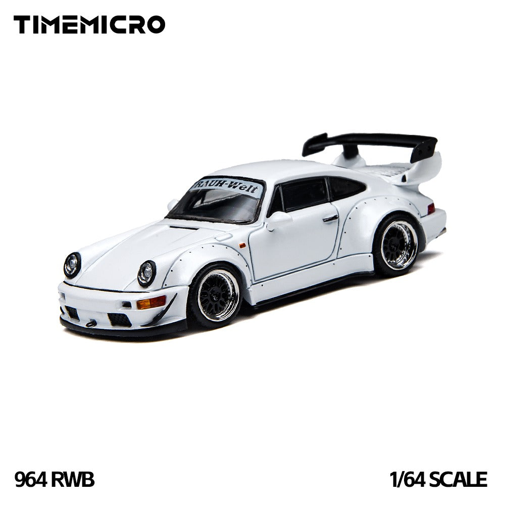 **PRE ORDER** Time Micro RWB Porsche 964 White TM648502