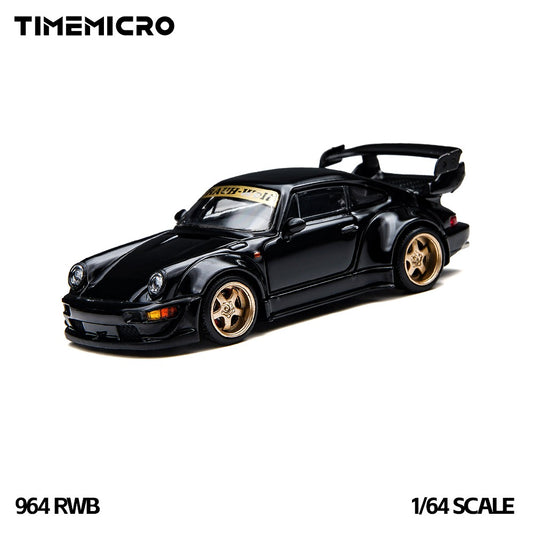 **PRE ORDER** Time Micro RWB Porsche 964 Black TM648503