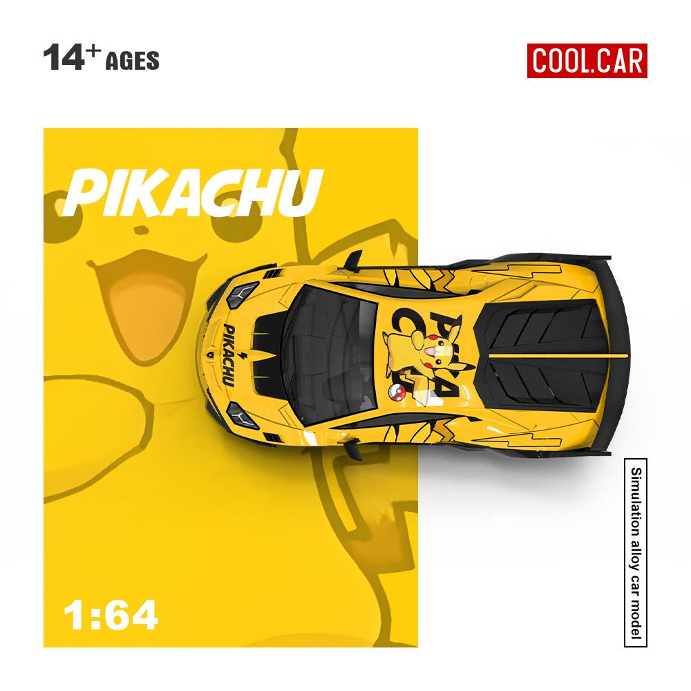 **PRE ORDER** Cool Car Lamborghini Aventador GTEVO Pikachu
