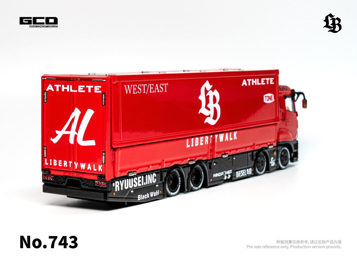 **PRE ORDER** GCD LBWK Mitsubishi Fuso Super Great Super Silhouette - Special Edition Red