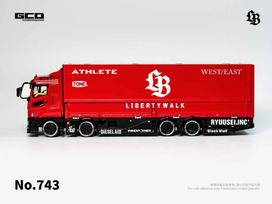 **PRE ORDER** GCD LBWK Mitsubishi Fuso Super Great Super Silhouette - Special Edition Red