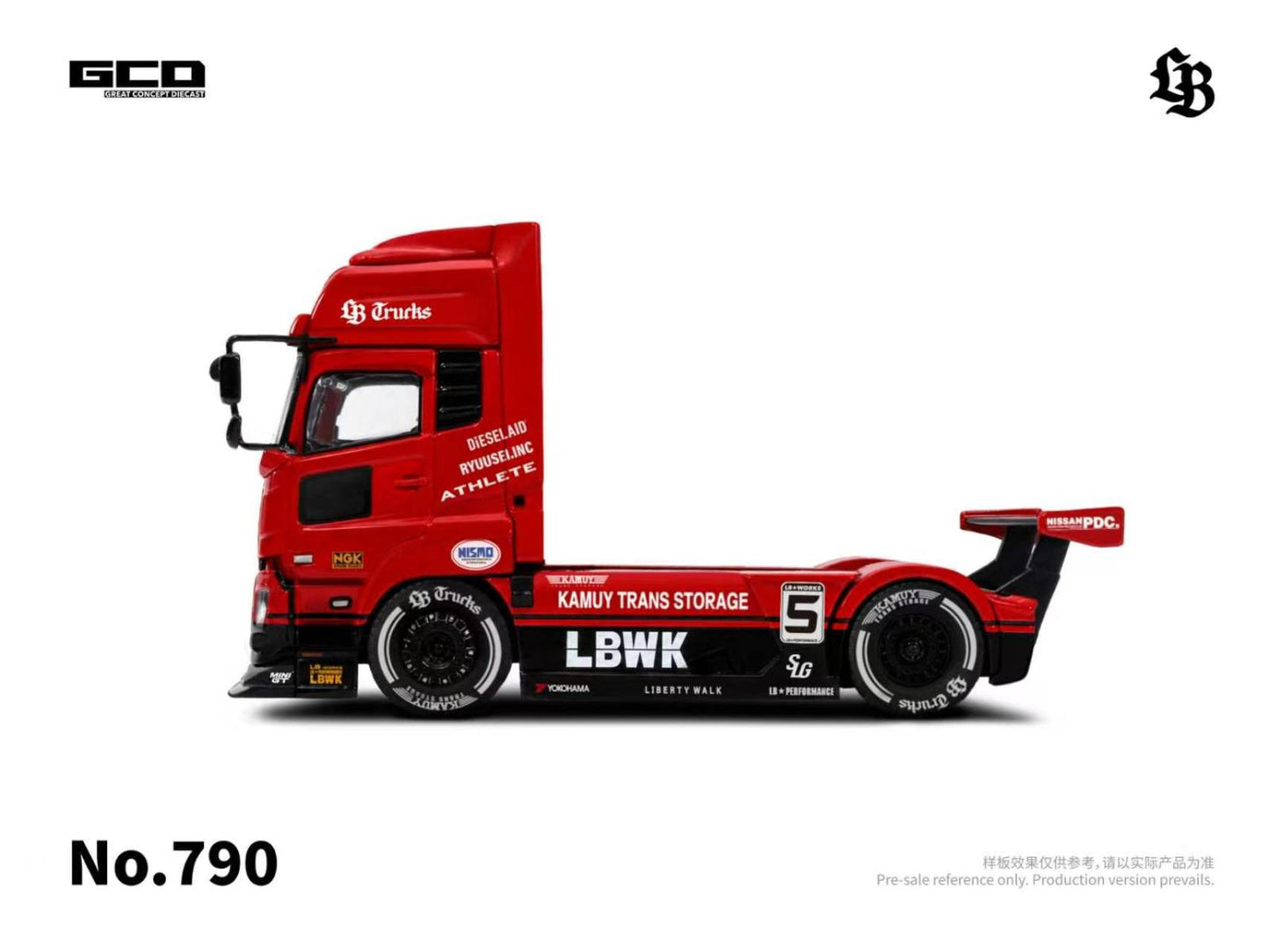 **PRE ORDER** GCD LBWK UD Quon 2022 Super Silhouette - Special Edition Red
