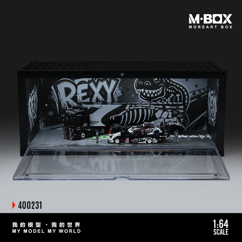 **PRE ORDER** MoreArt MBOX Rexy / Roxy / Skeleton Container Diorama