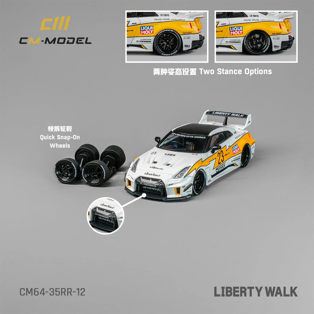 CM Model Nissan Skyline R35 GTR Liberty Walk Silhouette Works