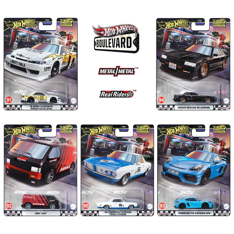 Hot Wheels Premium Boulevard Mix 1 2024 Set Of 5 #91-95