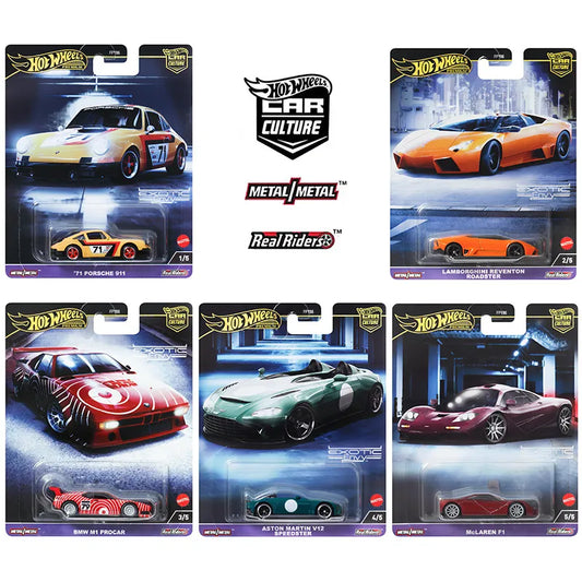 Hot Wheels Premium Car Culture Exotic Envy 2024 Set Of 5