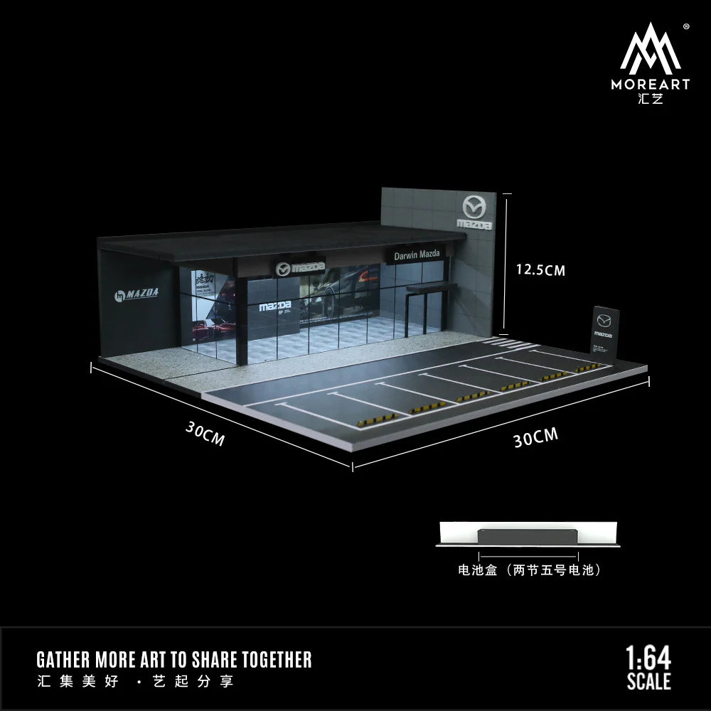 MoreArt Mazda Showroom Diorama Scene Model MO936010