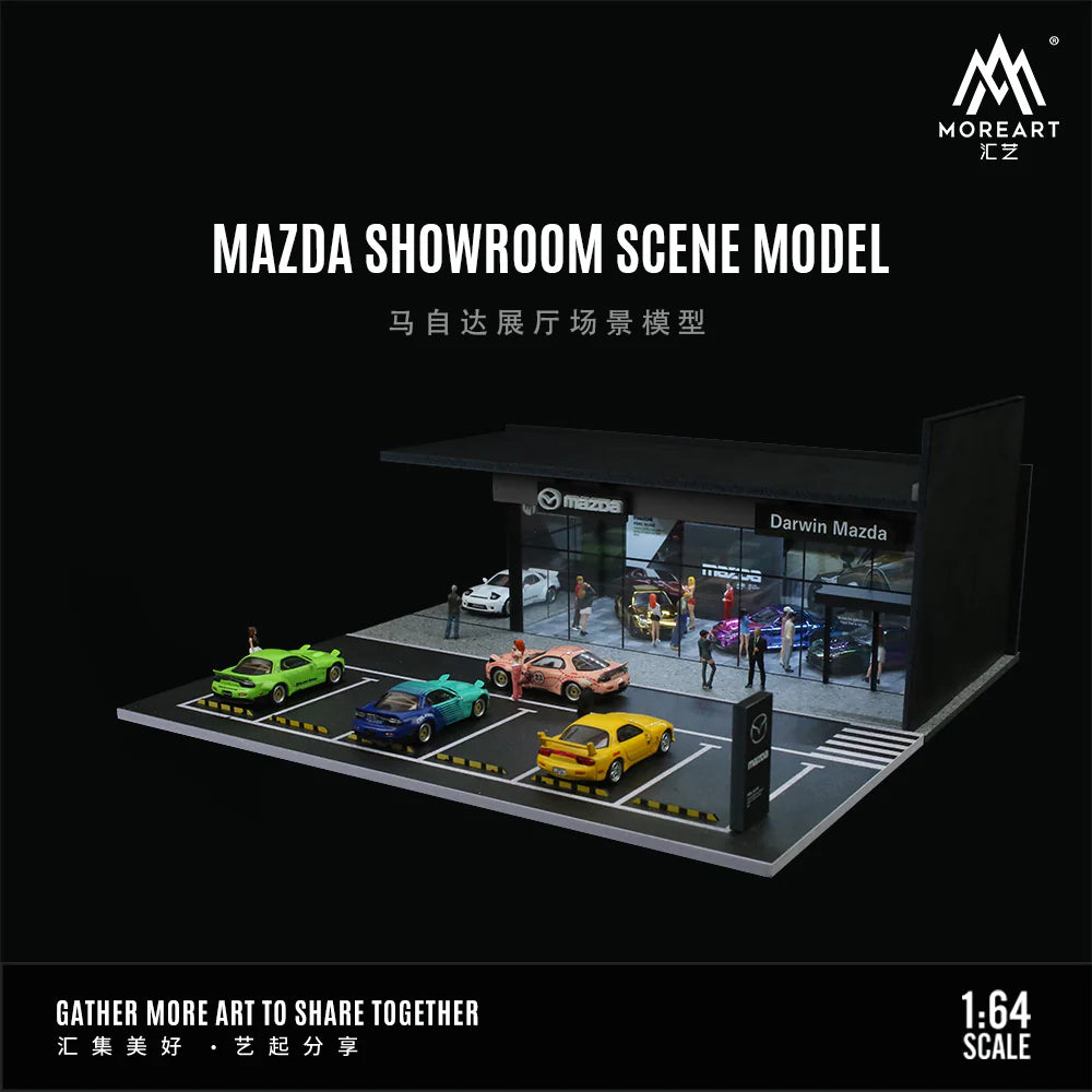 MoreArt Mazda Showroom Diorama Scene Model MO936010