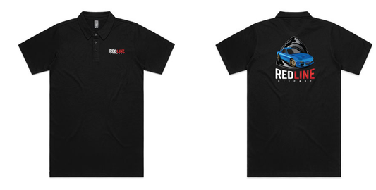 Redline Diecast AS "Chad" Polo Shirt Black