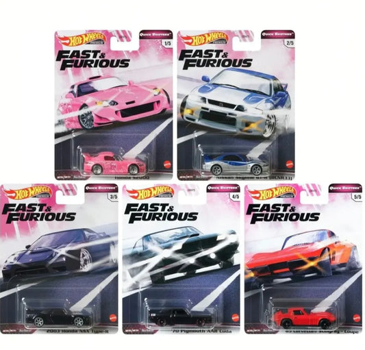 Hot Wheels Premium Fast & Furious Quick Shifters Set Of 5