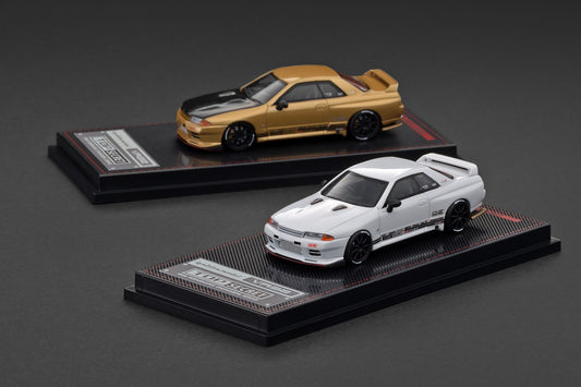 **PRE ORDER** Ignition Model Nissan R32 GTR Skyline Top Secret Gold / White / Grey