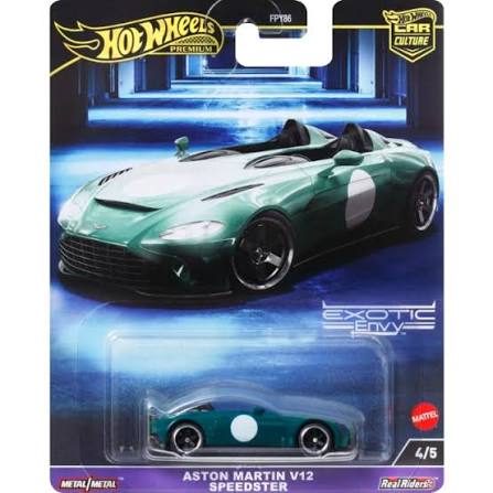 Hot Wheels Premium Car Culture Exotic Envy Aston Martin V12 Speedster