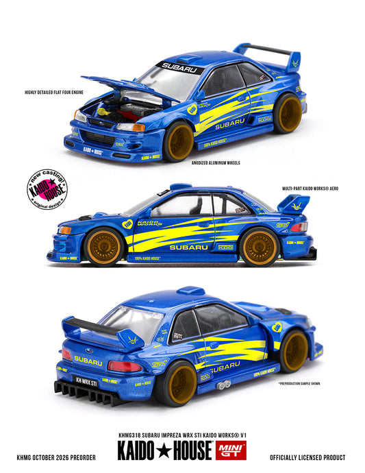 **PRE ORDER** Kaido House x Mini GT Subaru Impreza WRX STI KAIDO WORKS V1 - KHMG318