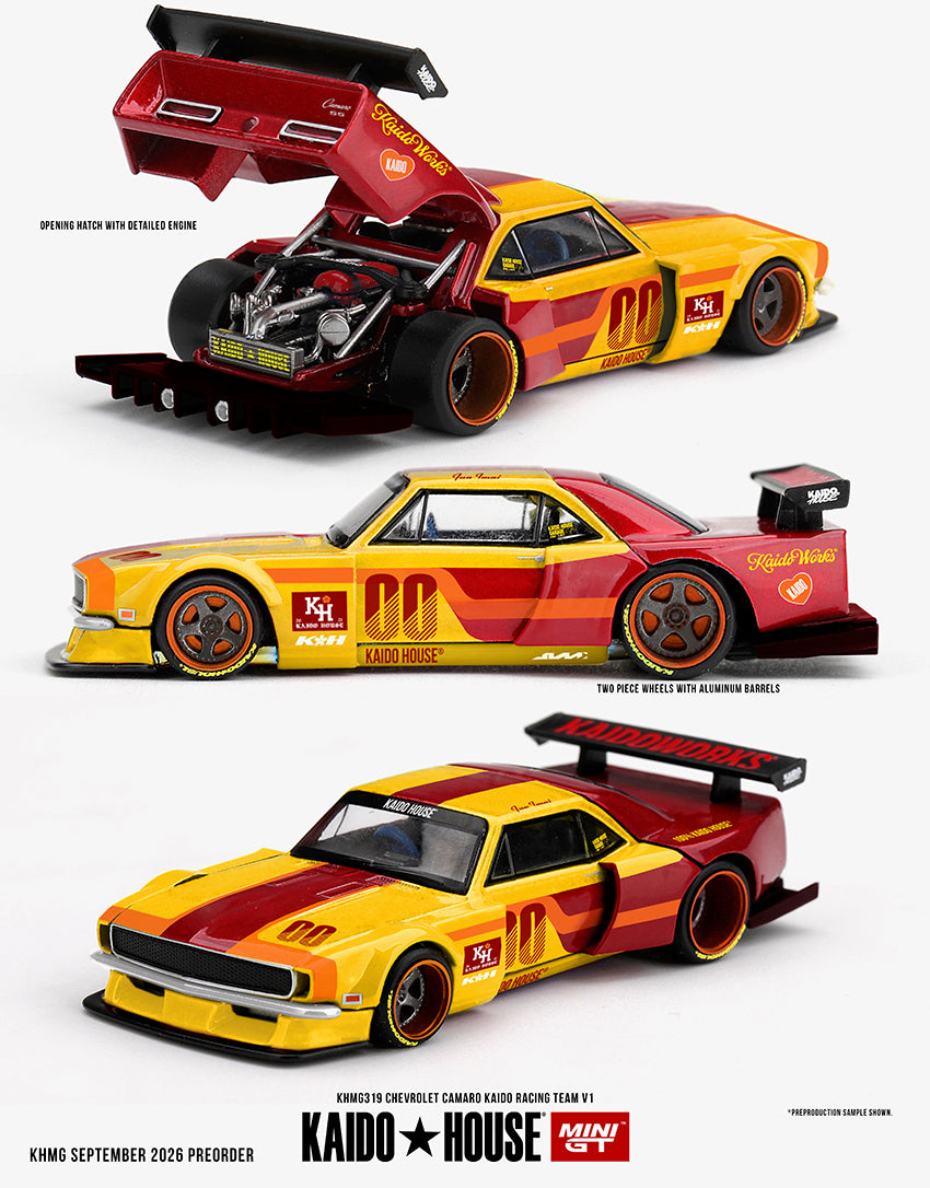 **PRE ORDER** Kaido House Chevrolet Camaro Kaido Racing Team V1 - KHMG319