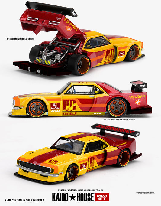 **PRE ORDER** Kaido House Chevrolet Camaro Kaido Racing Team V1 - KHMG319