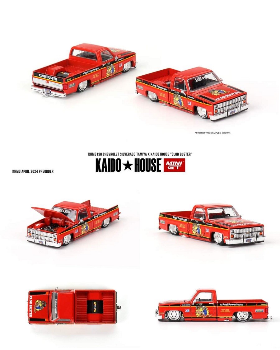 Pre Order Kaido House x Mini GT Chevrolet Silverado - Clod Buster