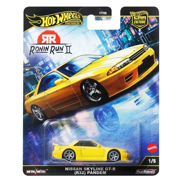 Hot Wheels Premium Car Culture Ronin Run 2 Nissan Skyline GTR R32 Pandem