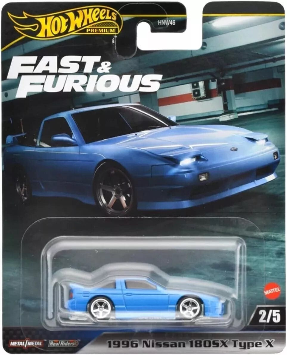 Hot Wheels Premium Fast & Furious 1996 Nissan 180SX Type X