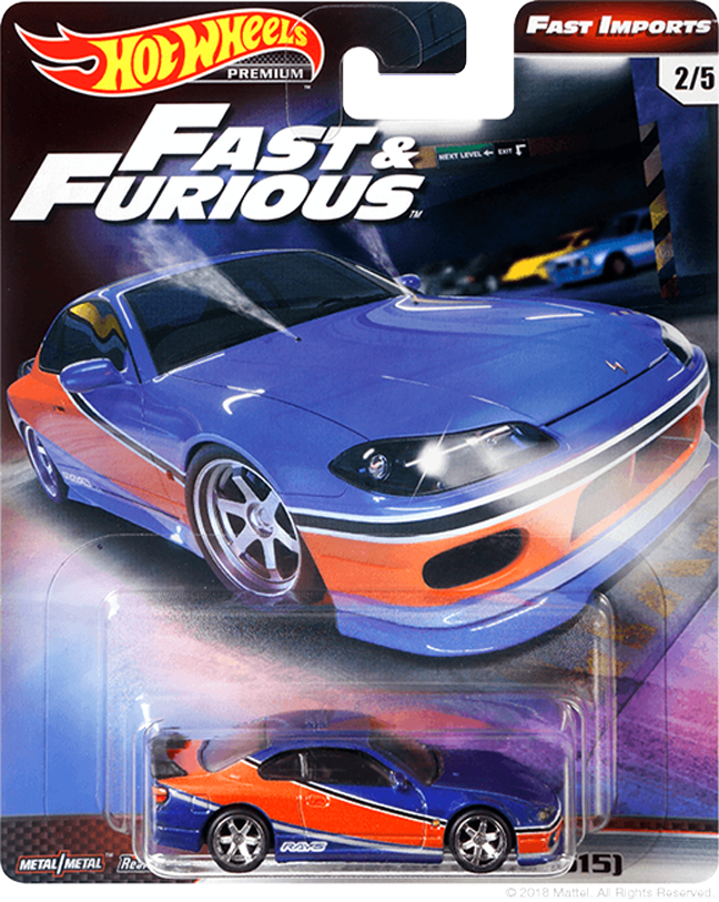 Hot Wheels Premium Fast Imports Fast & Furious Nissan Silvia S15