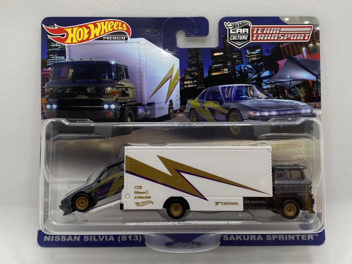 Hot Wheels Team Transport Nissan Silvia S13 #52