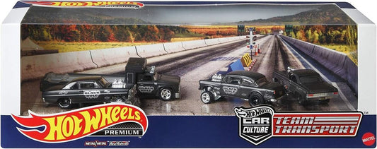 Hot Wheels Premium Black Hole Gasser Box Set Diorama